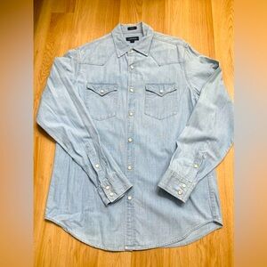 JCrew Western Denim Shirt size Medium